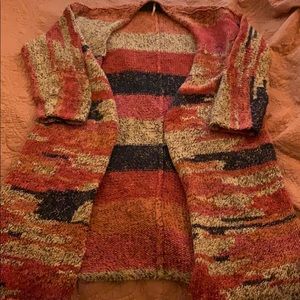 Floor length Free People Bohemian sweater